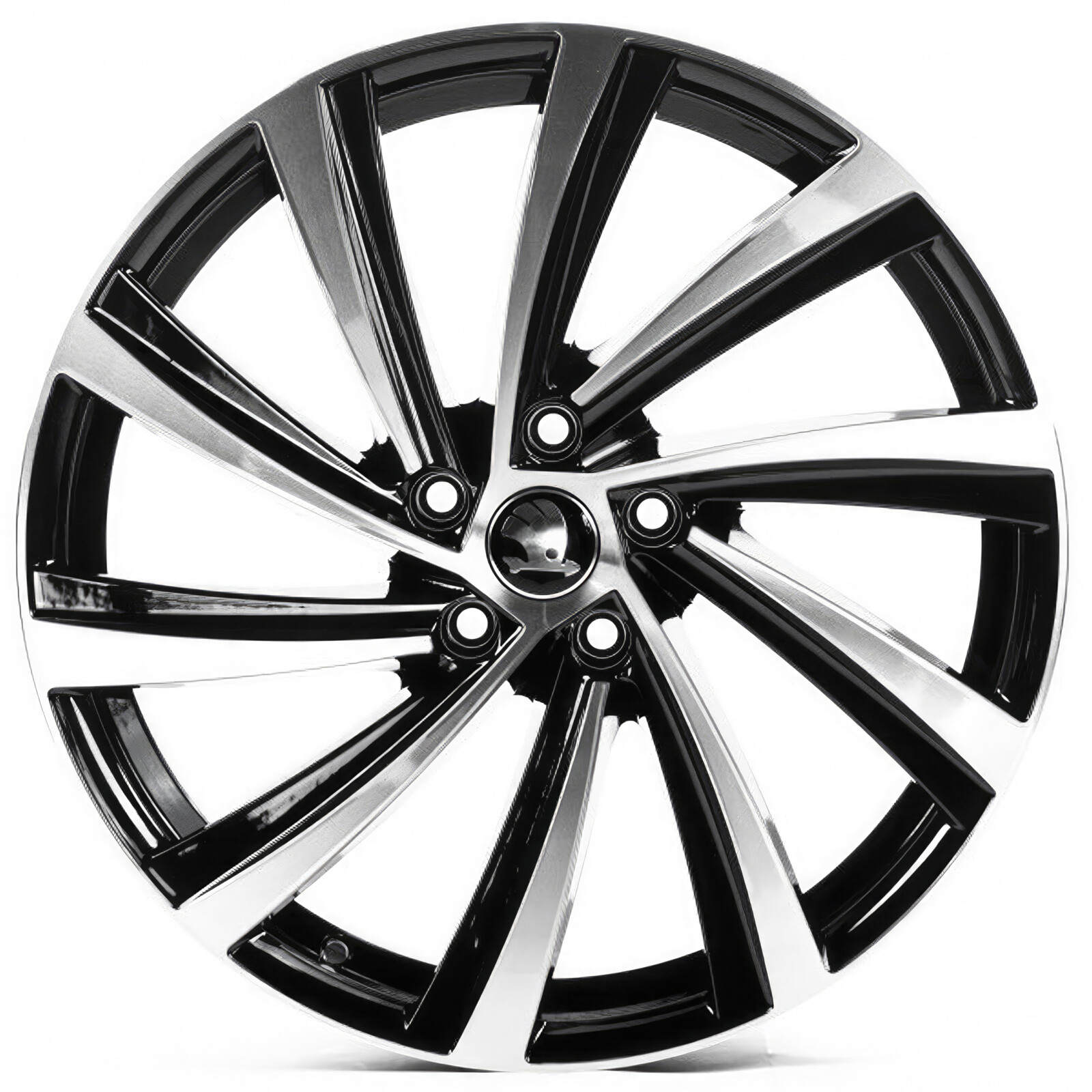 Литі диски Replica Skoda (SK1151) R19 W8 PCD5x112 ET45 DIA57.1 (black machined face)