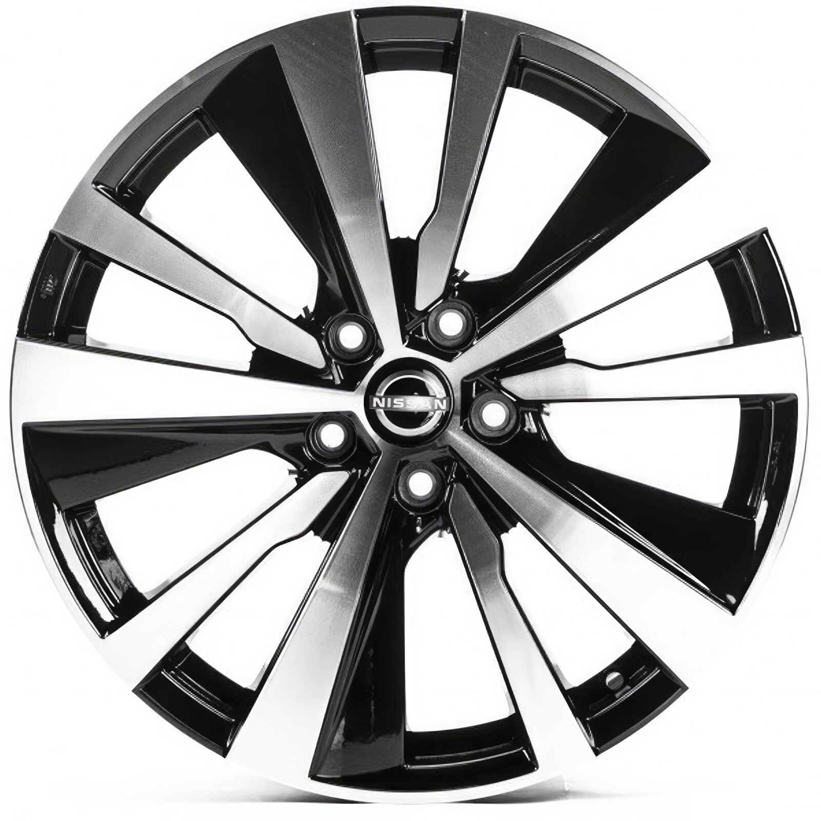 Литі диски Replica Nissan (NS19067) R19 W8 PCD5x114.3 ET45 DIA66.1 (gloss black machined face)