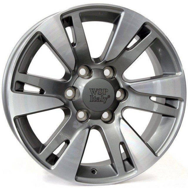 Литі диски WSP Italy Toyota (W1765) Venere R20 W8.5 PCD6x139.7 ET40 DIA106.1 (anthracite polished)-зображення-1