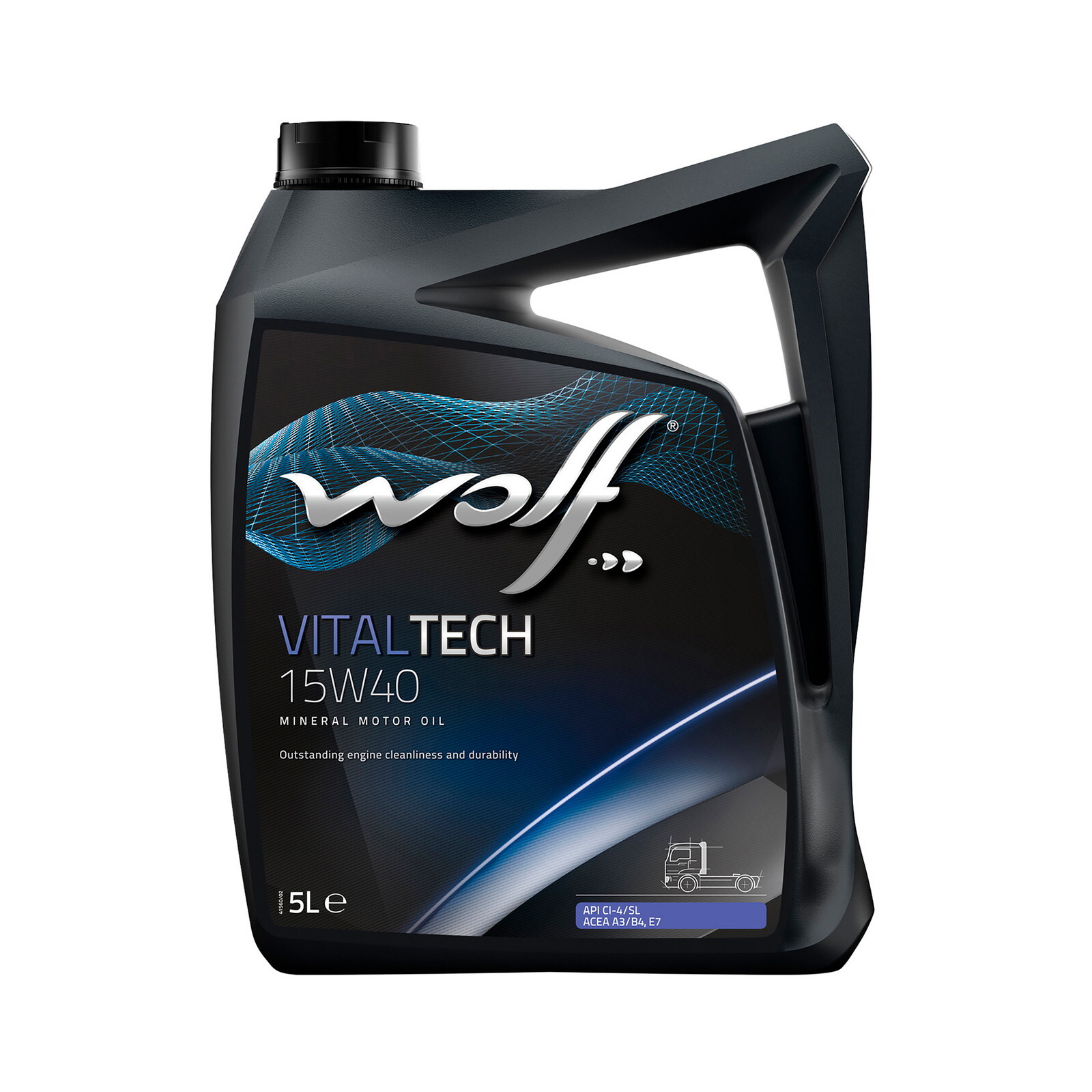 Моторна олива Wolf VitalTech 15W-40 (5л.) Моторна олива Wolf VitalTech 15W-40 (5л.)