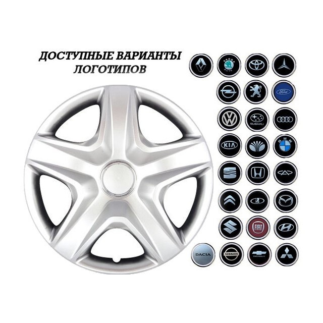 Ковпак колісний SJS 418 R16 (Dacia Sandero Stepway.Opel Zafira B.Astra J)