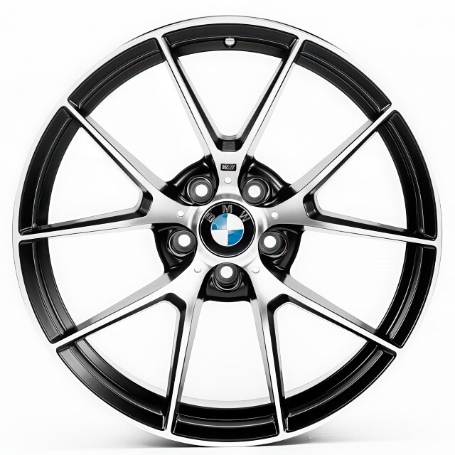 Литі диски Replica BMW (B5342) R19 W8.5 PCD5x112 ET30 DIA66.6 (satin black machined face)