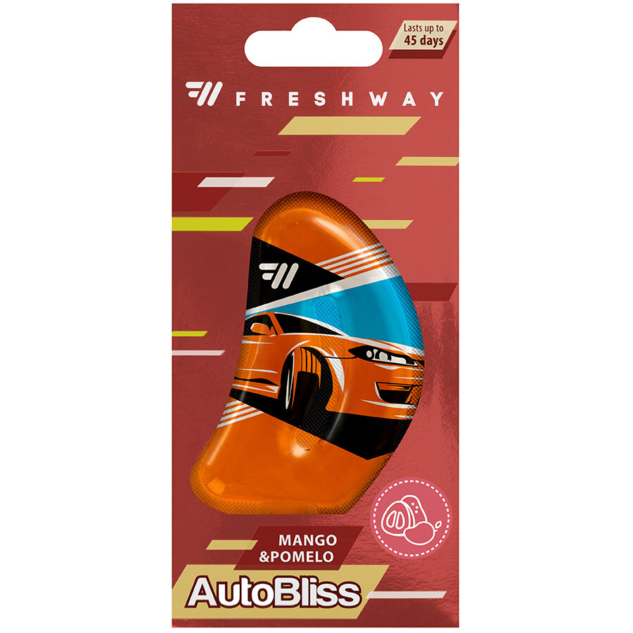 Рідкий Ароматизатор на дзеркало Fresh Way Auto Bliss Mango and Pomelo (Манго і Помело) 8ml-зображення-1