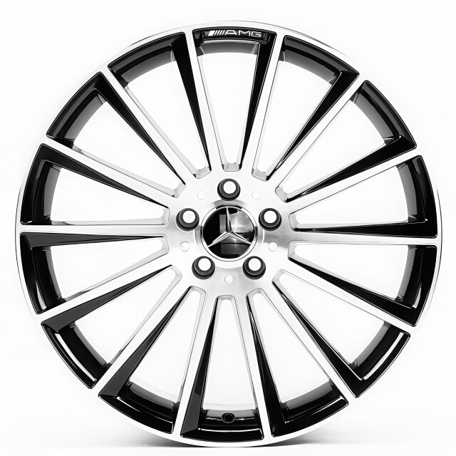 Литі диски Replica Mercedes (MR0236) R20 W8.5 PCD5x112 ET35 DIA66.6 (gloss black machined face)