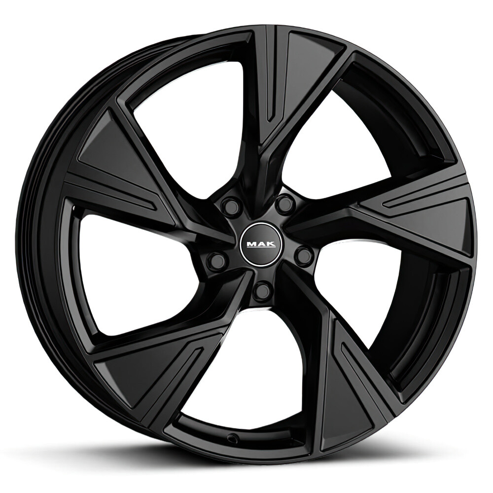 Литі диски Mak Stark R20 W8.5 PCD5x112 ET31 DIA66.6 (black polished)-зображення-1