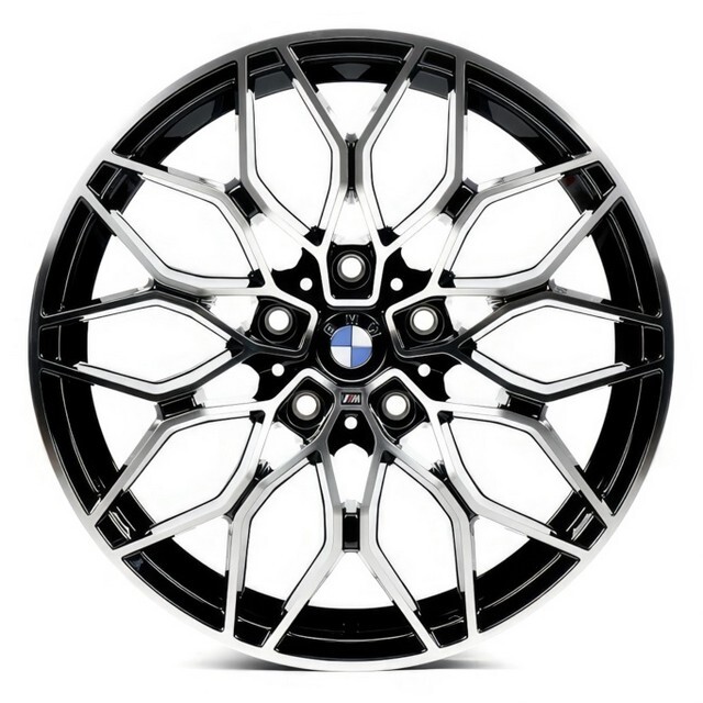 Литі диски Replica BMW (B0292) R18 W8 PCD5x112 ET25 DIA66.6 (gloss black machined face)
