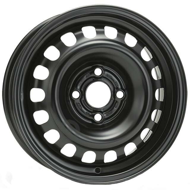 Сталеві диски ALST (KFZ) 6515 Opel R14 W5.5 PCD4x100 ET39 DIA56.6 (black)-зображення-1