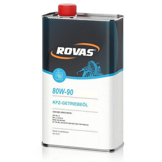 Трансмісійне масло Rovas 80W-90 (1л.)-зображення-1