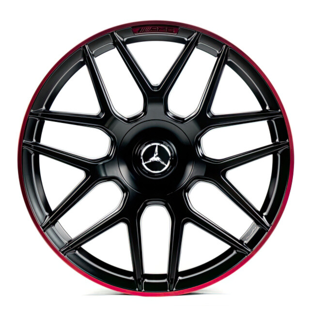 Литі диски Replica Mercedes (MR8010) R22 W10 PCD5x130 ET36 DIA84.1 (matt black red)
