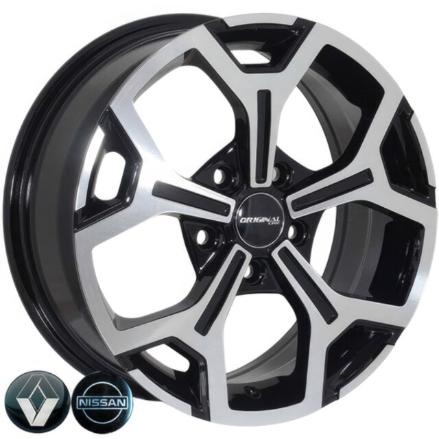 Литі диски Replica (BK5409) R16 W6.5 PCD5x114.3 ET50 DIA66.1 (BP)