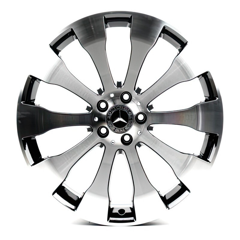 Литі диски Replica Mercedes (MR1289) R20 W8.5 PCD5x112 ET62 DIA66.6 (gloss black machined face)-зображення-1