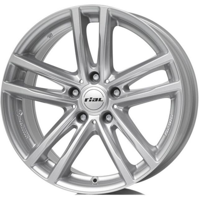 Литі диски Rial X10 R17 W7.5 PCD5x112 ET52 DIA66.6 (silver)-зображення-1