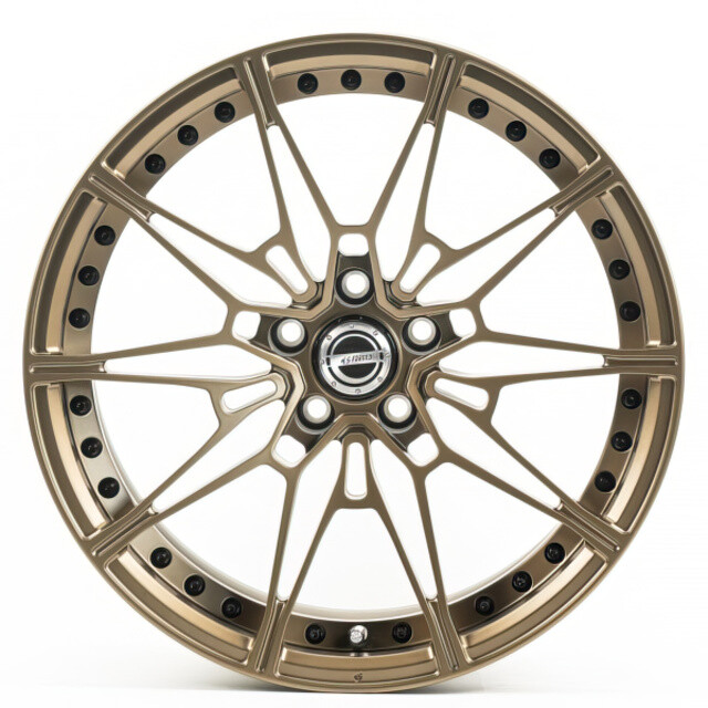 Литі диски WS Forged WS-009C R19 W9.5 PCD5x112 ET15 DIA66.6 (satin bronze)-зображення-1