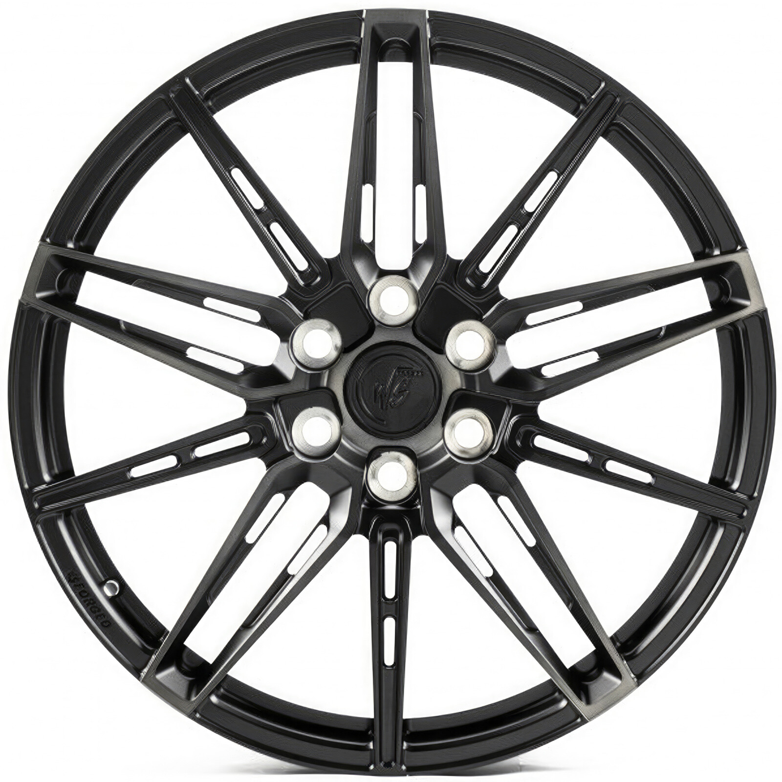 Литі диски WS Forged WS6-76C R22 W9 PCD6x139.7 ET45 DIA95.1 (satin black dark machined face)