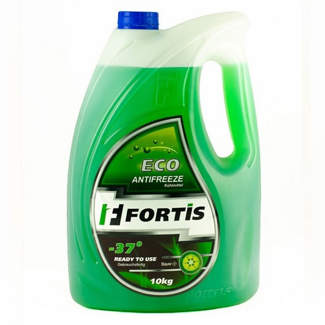 Антифриз готовий до використання Fortis ECO Green - 37°C  (зелень) (10кг.)