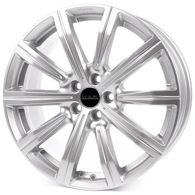 Литі диски Mak Birmingham R20 W8.5 PCD5x108 ET45 DIA63.4 (silver)