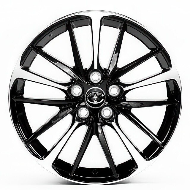 Литі диски Replica Toyota (TY3215) R18 W8 PCD5x114.3 ET50 DIA60.1 (black machined face)