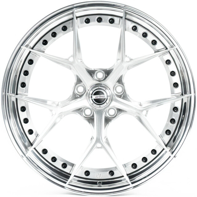 Литі диски WS Forged WS-082C R20 W10.5 PCD5x112 ET10 DIA66.6 (brushed silver lip polished)