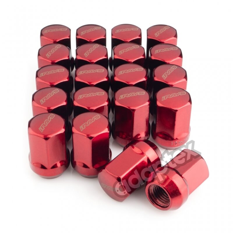 Набір гайок IRAYS M12x1.5x32 Конус Ключ 19 (Червоні)