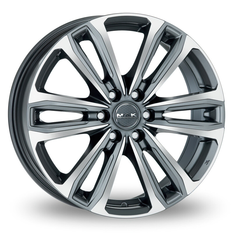 Литі диски Mak Safari 6 R18 W7.5 PCD6x120 ET47 DIA74.5 (grey polished)