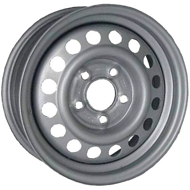 Сталеві диски Steel ДК R15 W6 PCD4x100 ET45 DIA54.1 (metallic)-зображення-1