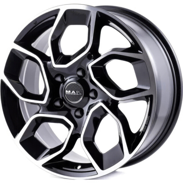 Литі диски Mak Express R16 W6.5 PCD5x120 ET50 DIA65.1 (black mirror)-зображення-1