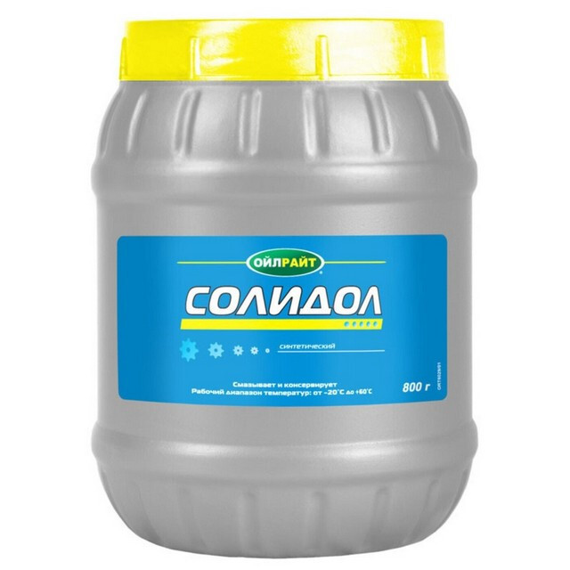 Індустріальна олія OILRIGHT Солідол синт. (850г.) Індустріальна олія OILRIGHT Солідол синт. (850г.)