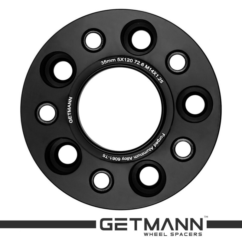 Автомобільне розширене кільце GETMANN H = 35 мм PCD5x120 DIA 72.6, Футорка 14x1.5 Кована-зображення-1