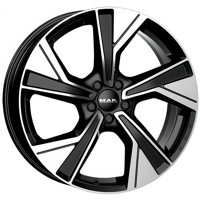 Литі диски Mak Malmoe R19 W7.5 PCD5x108 ET50.5 DIA63.4 (black mirror)-зображення-1