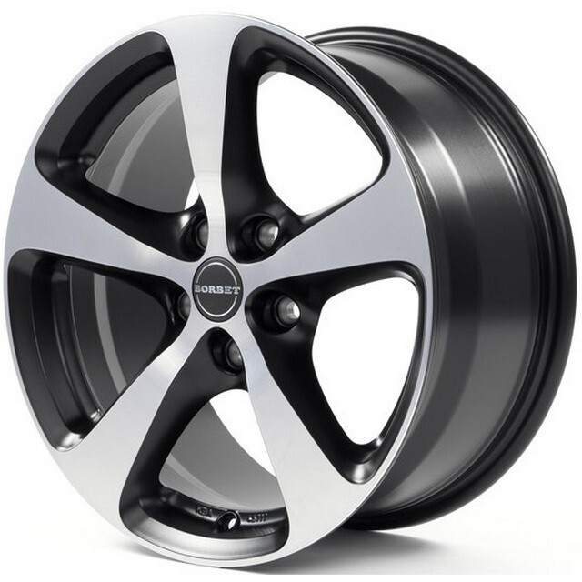 Литі диски Borbet CC R18 W8.5 PCD5x112 ET50 DIA72.6 (matt black polished)