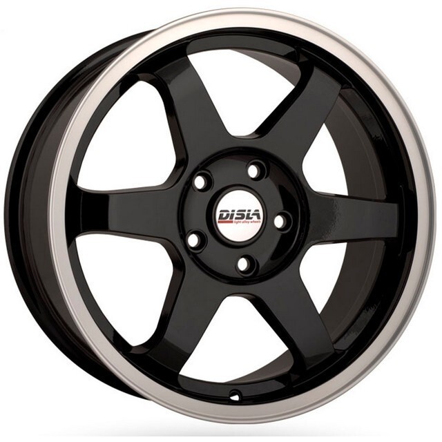 Литі диски Disla JDM R18 W8 PCD5x112 ET40 DIA72.6 (black diamond)