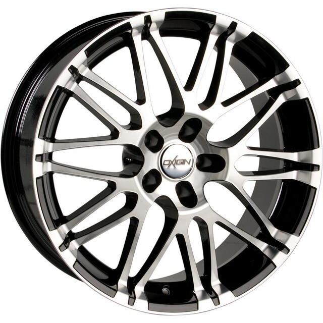 Литі диски Oxigin 14 R19 W8.5 PCD5x130 ET45 DIA71.6 (black polished)-зображення-1