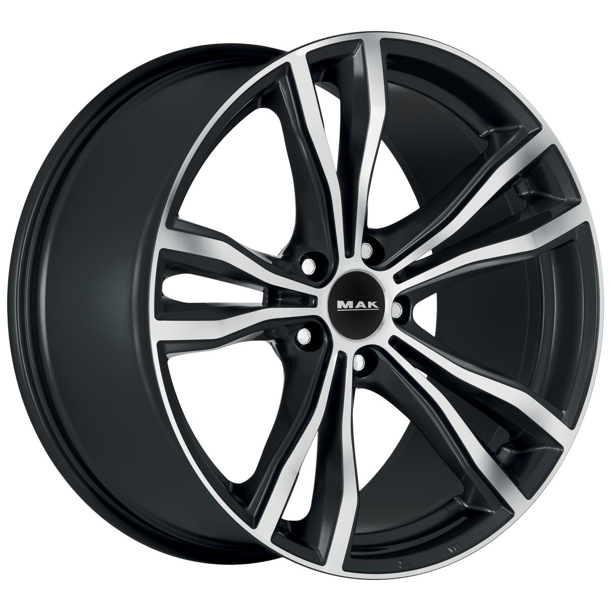Литі диски Mak X-Mode R20 W9 PCD5x112 ET35 DIA66.6 (black polished)-зображення-3