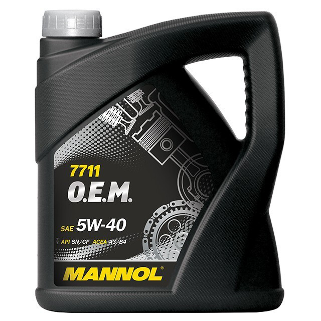 Моторне масло Mannol 7711 O. E. M. for GM Daewoo SN SAE 5W-40 (4л.)-зображення-1