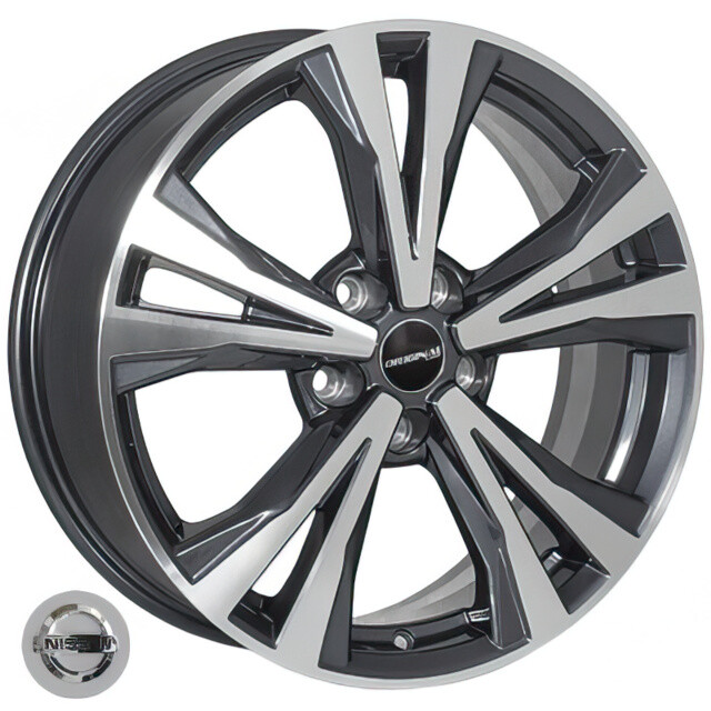 Литі диски Replica Honda (H653) R18 W7 PCD5x114.3 ET45 DIA66.1 (BlackGMF)