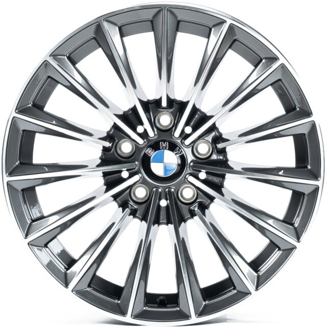 Литі диски Replica BMW (B3241) R17 W8 PCD5x120 ET25 DIA72.6 (gun metal machined face)