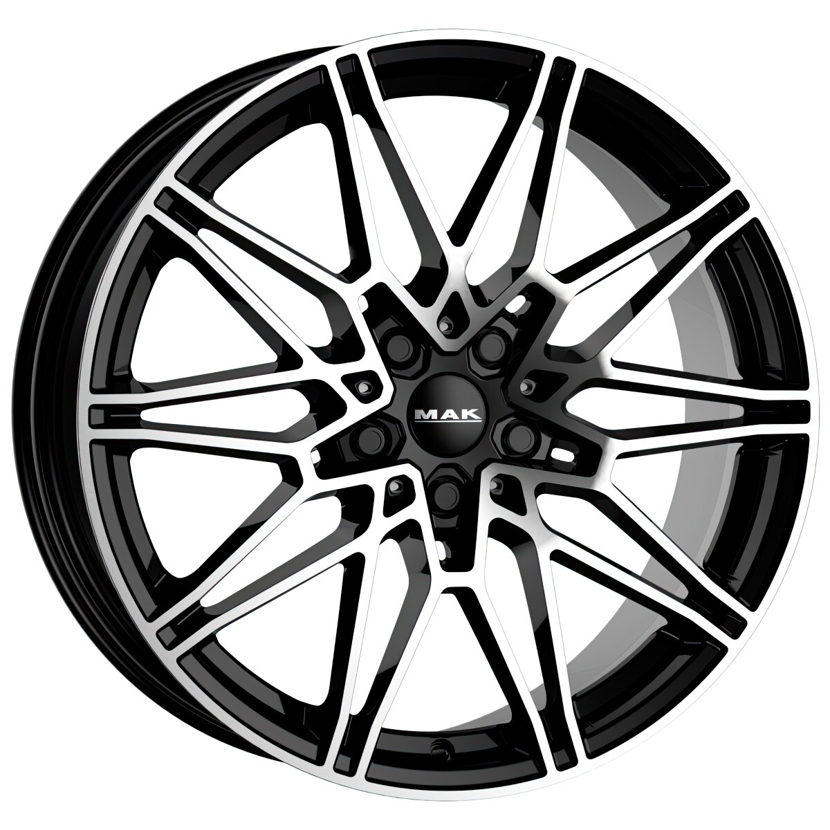 Литі диски Mak Konig R18 W8 PCD5x112 ET29 DIA66.6 (black mirror)