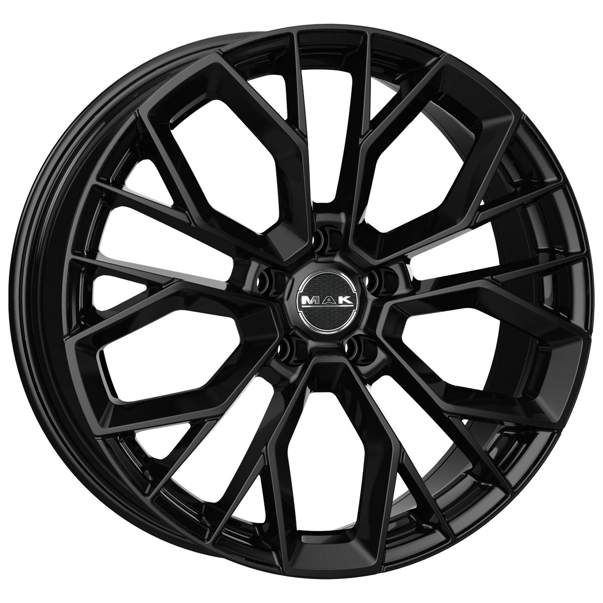 Литі диски Mak Stilo R19 W8.5 PCD5x108 ET48 DIA72 (black)-зображення-1