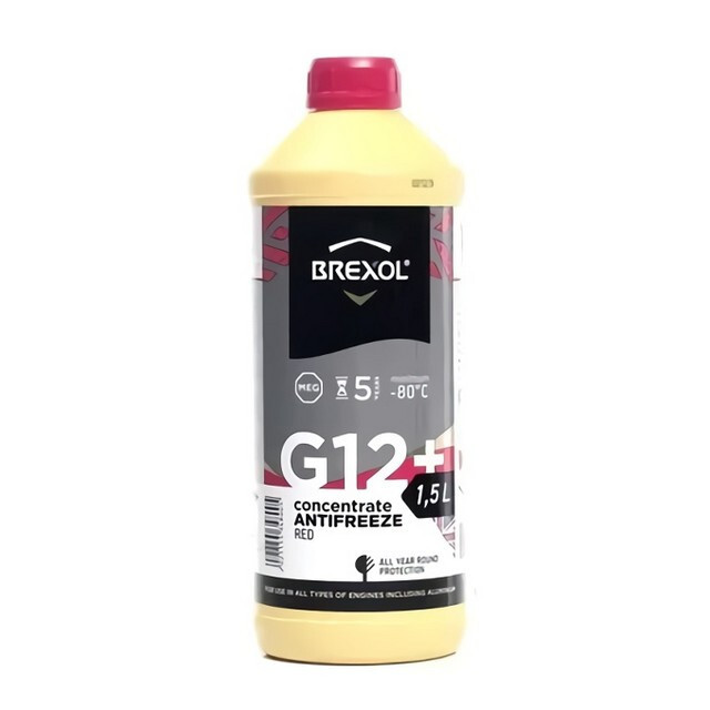 Антифриз BREXOL RED концентрат G12+ (червоний) (-80C) 1,5л.-зображення-1