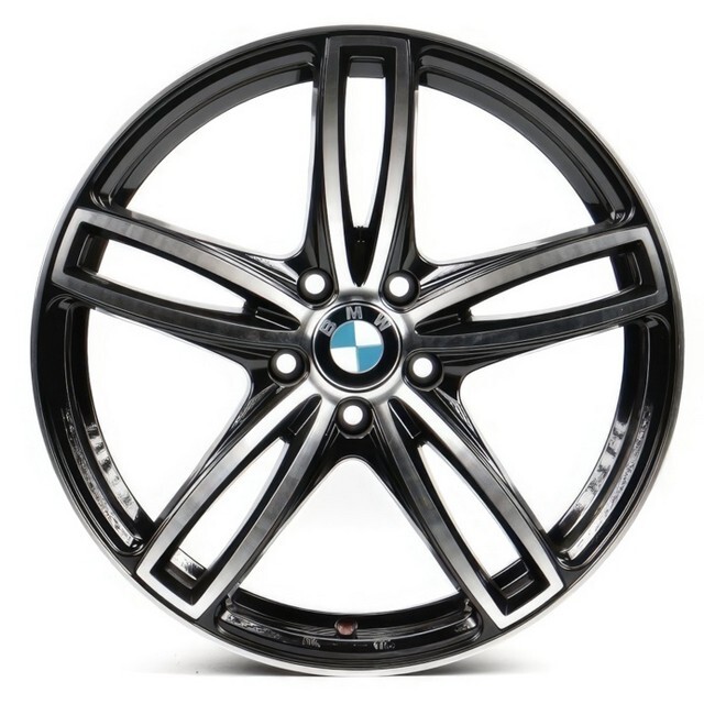 Литі диски Replica BMW (B214) R18 W8 PCD5x112 ET30 DIA66.6 (BKF)-зображення-1