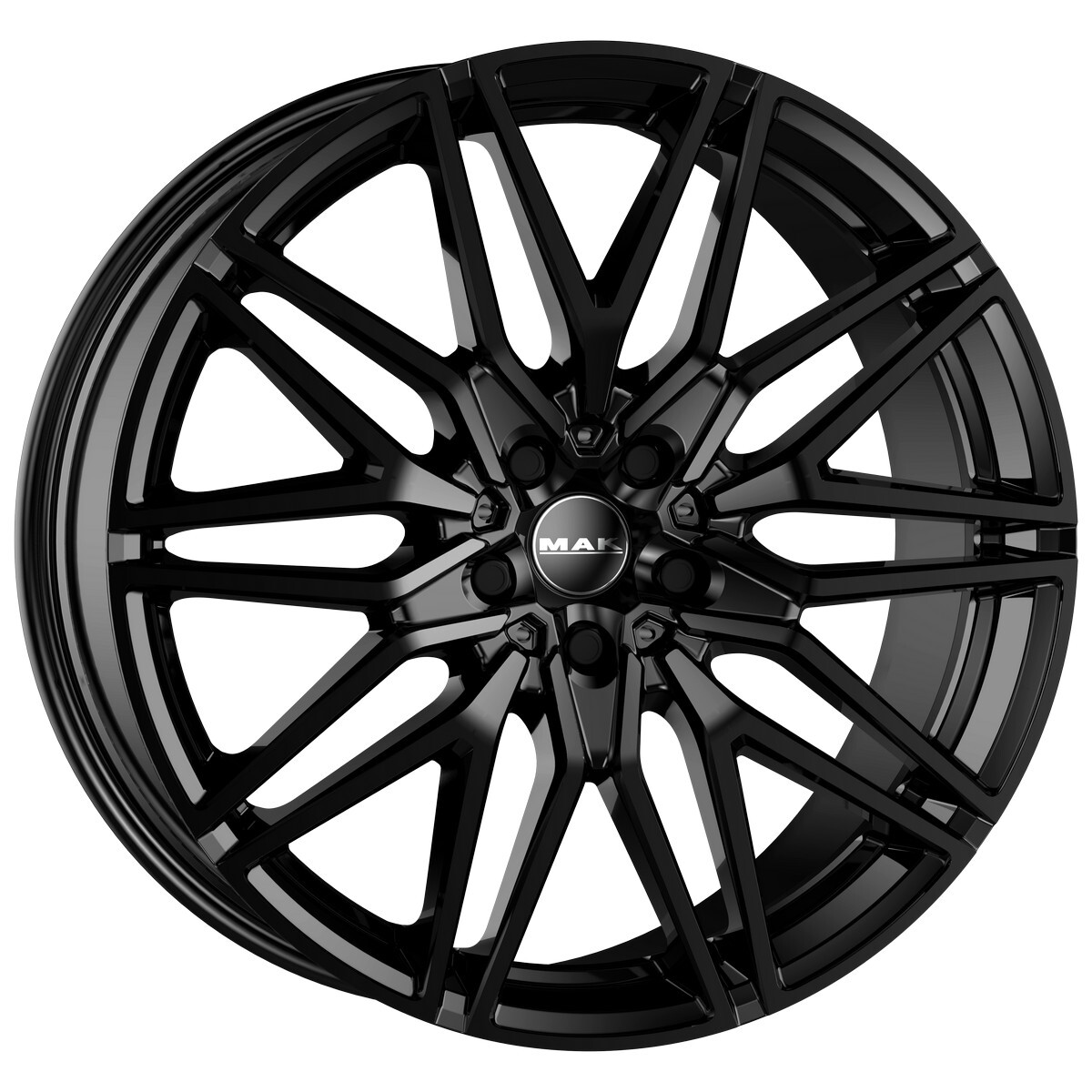 Литі диски Mak Sturm R21 W9.5 PCD5x112 ET36 DIA66.6 (gloss black)-зображення-1