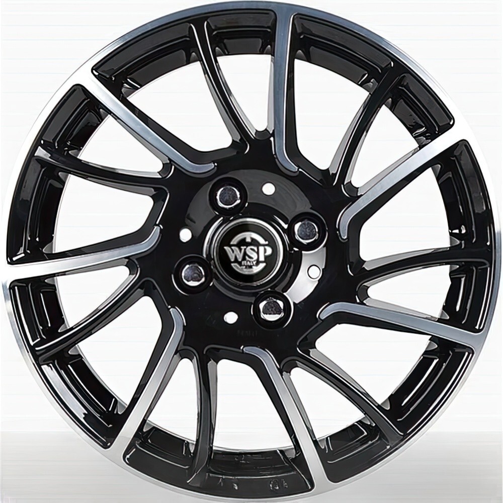 Литі диски WSP Italy Citroen (WD009) Moon W R15 W6 PCD4x108 ET23 DIA65.1 (gloss black polished)