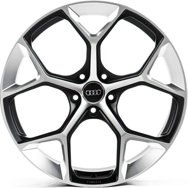 Литі диски Replica Forged Audi (A007/1) R20 W9 PCD5x112 ET26 DIA66.6 (satin black machined face)