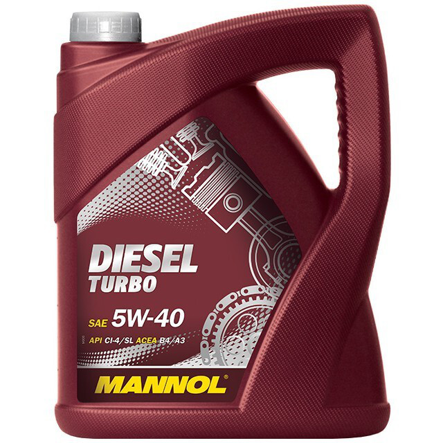 Моторна олива Mannol Diesel Turbo CI-4/SL SAE 5W-40 (5л.)