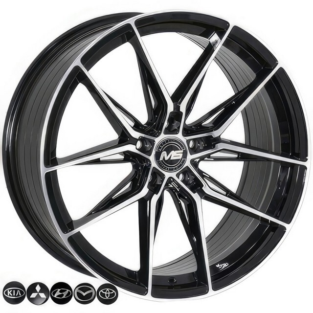 Литі диски ZW BK5597 R20 W9 PCD5x114.3 ET35 DIA73.1 (BP)-зображення-1