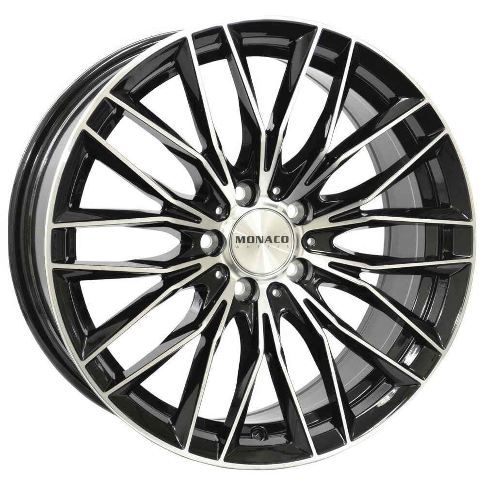 Литі диски Monaco GP2 R19 W8.5 PCD5x112 ET35 DIA66.6 (black polished)
