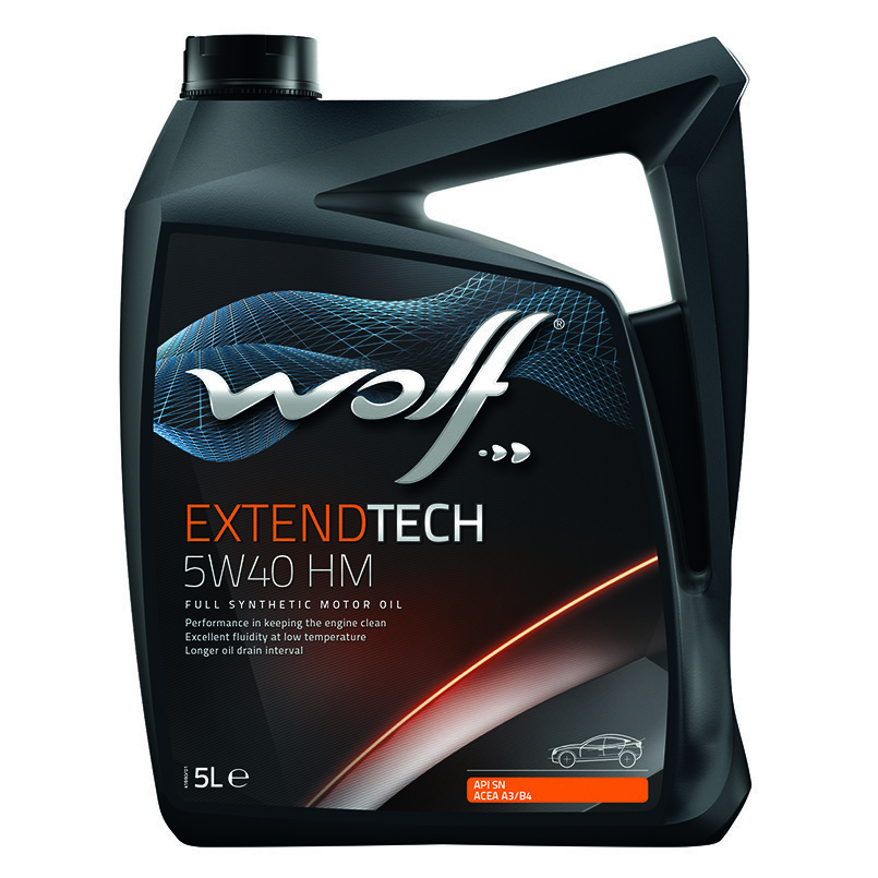 Моторне масло Wolf ExtendTech HM 5W-40 (5л.)
