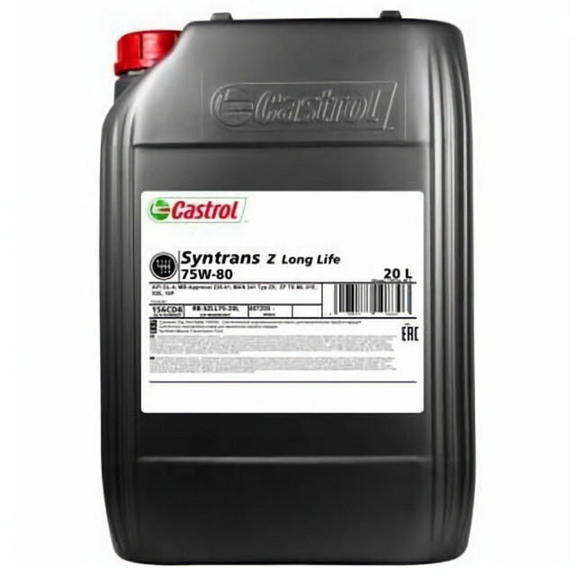 Трансмісійна олива CASTROL TRANSMAX MANUAL Z LONG LIFE 75W-80 (20л.)
