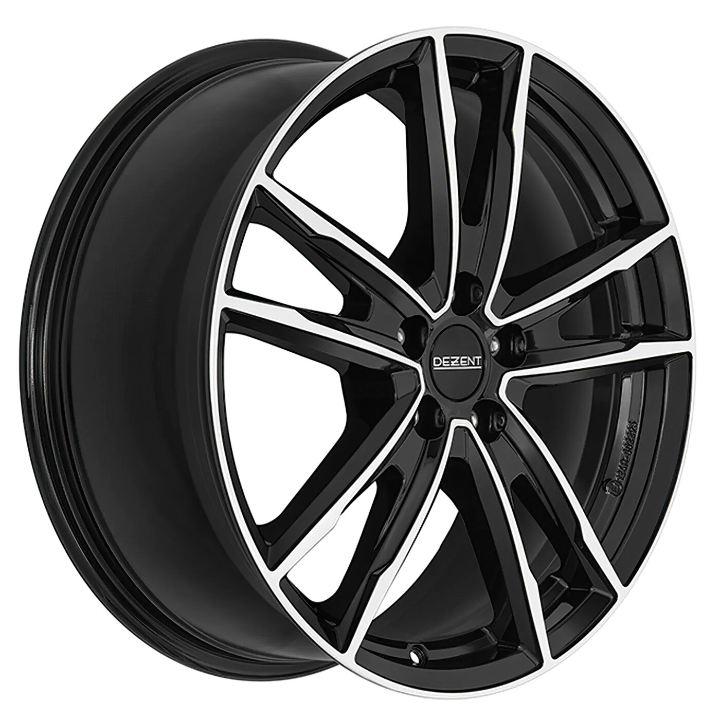 Литі диски Dezent KF R18 W7.5 PCD5x108 ET50 DIA63.4 (dark)-зображення-2