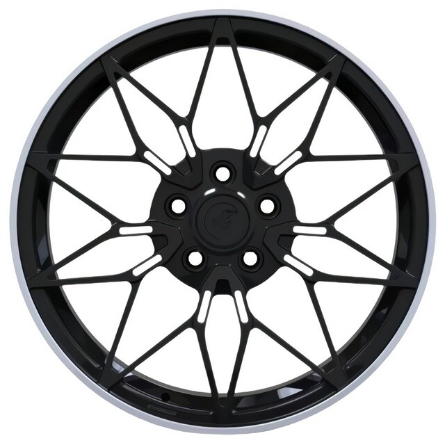 Литі диски WS Forged WS-14M R18 W8 PCD5x112 ET50 DIA66.5 (gloss black lip polished)